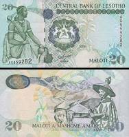 *20 Maloti Lesotho 1994-2009, P16 UNC - Kliknutím na obrázok zatvorte -